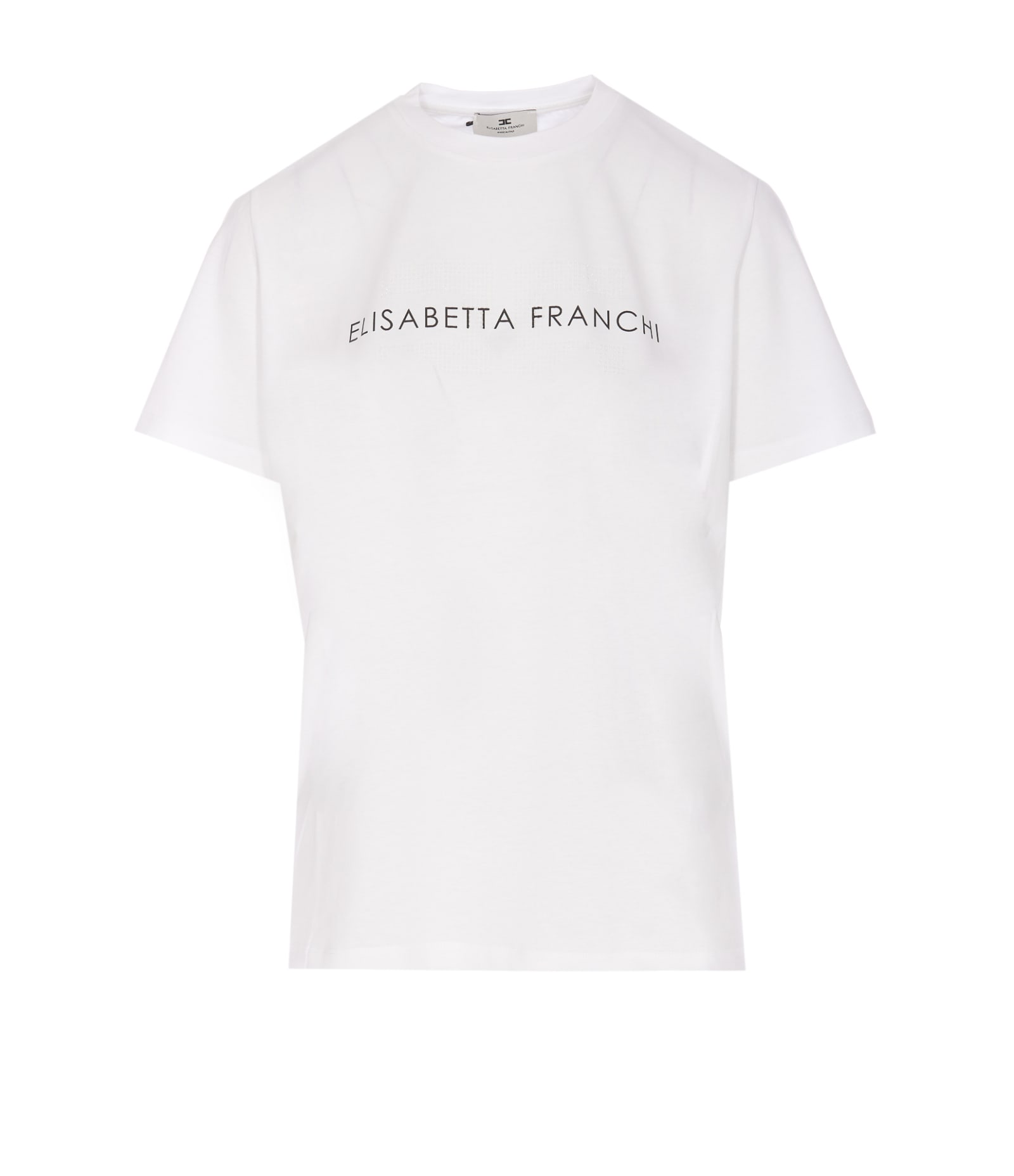 Shop Elisabetta Franchi Logo T-shirt