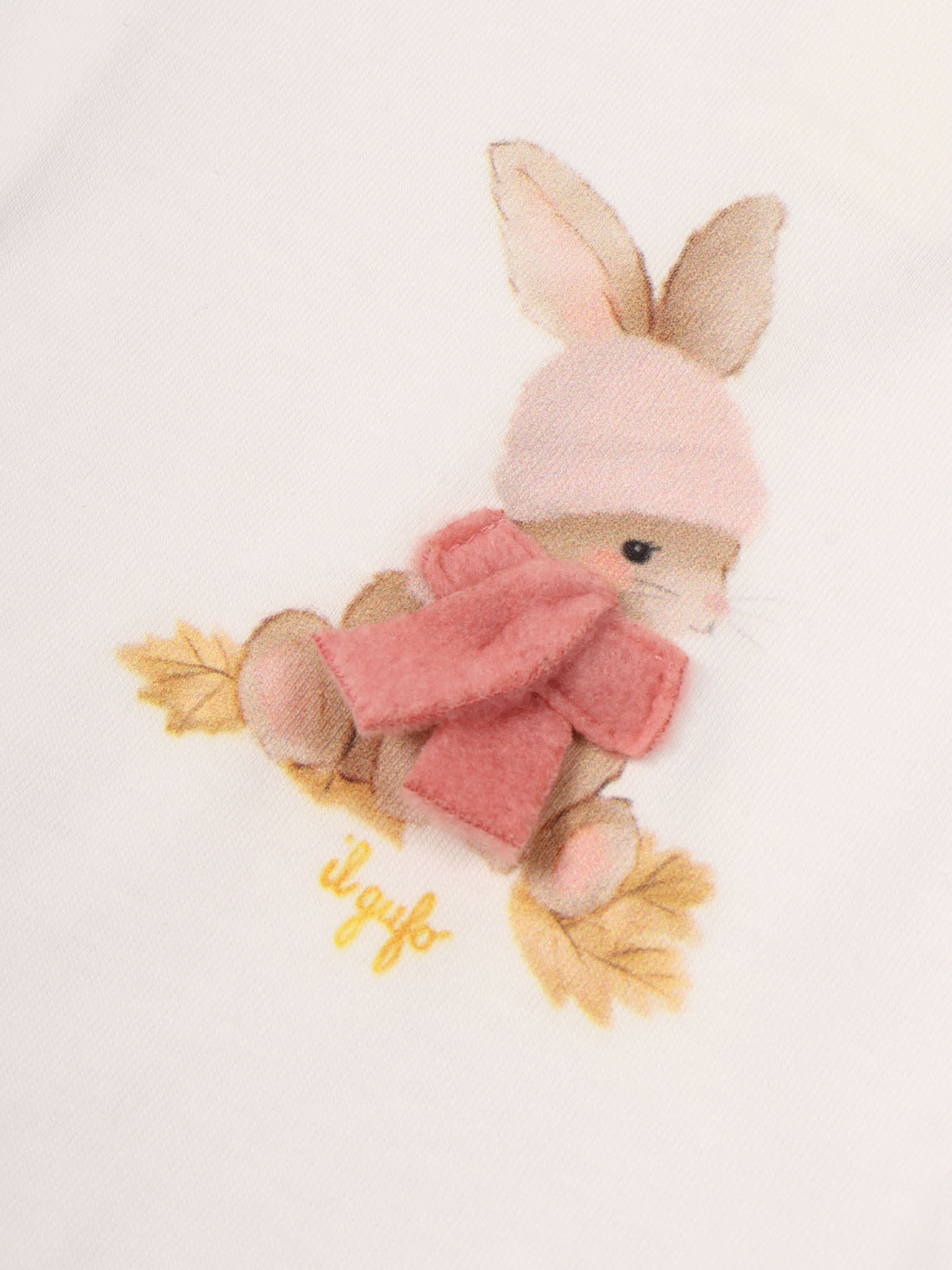 Il Gufo Long Sleeved T-shirt In Animal Print