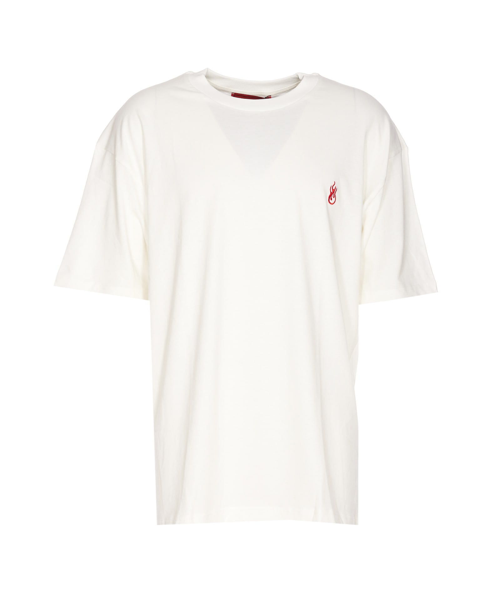 Vision Of Super Flame Logo T-shirt In White
