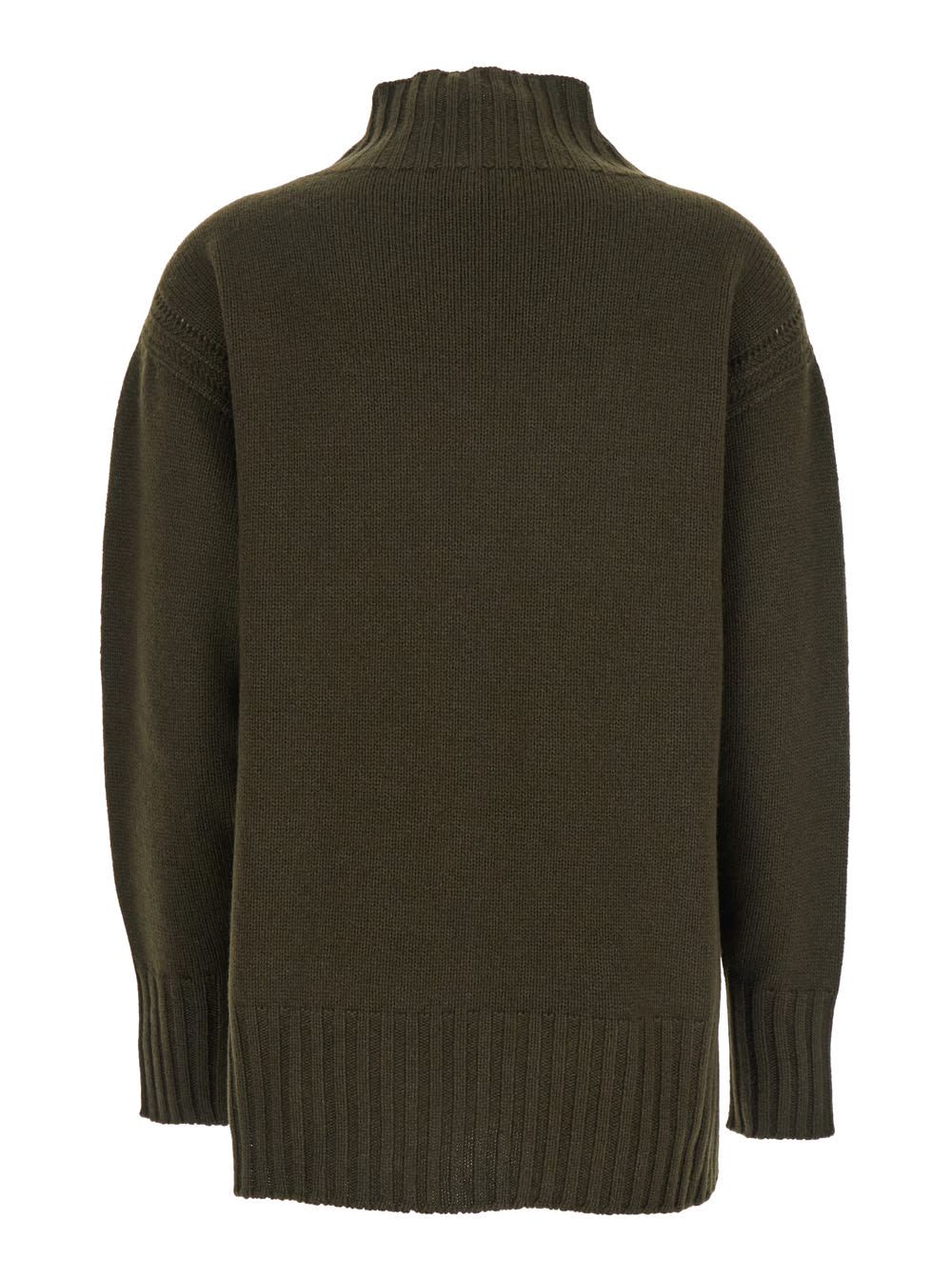 Tom Ford Long-sleeved Mock Neck Cashmere Sweater Clothing In Brown
