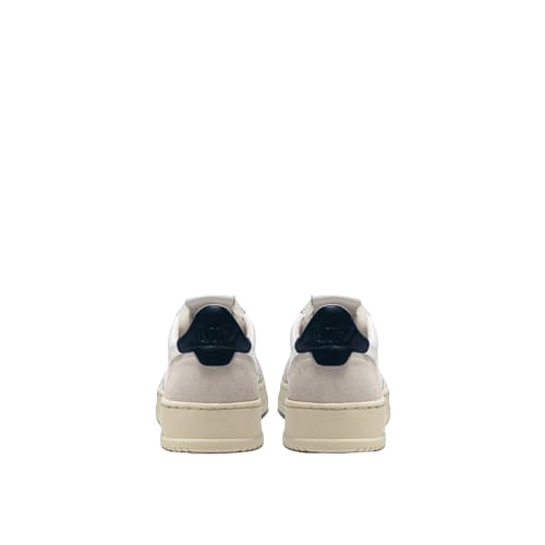 Autry Low-top Sneakers With Leather And Suede Accents In White