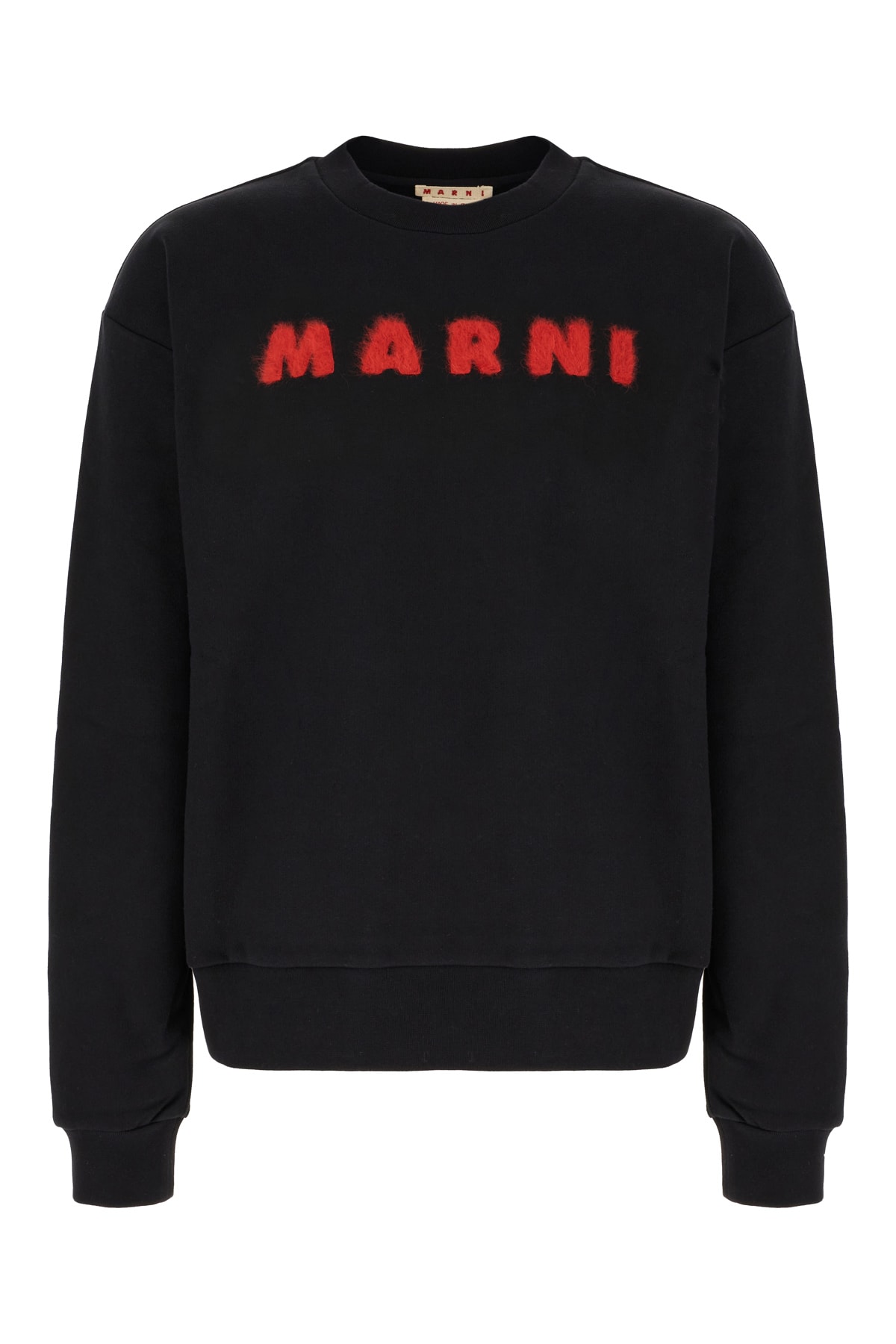 Black Cotton Sweatshirt