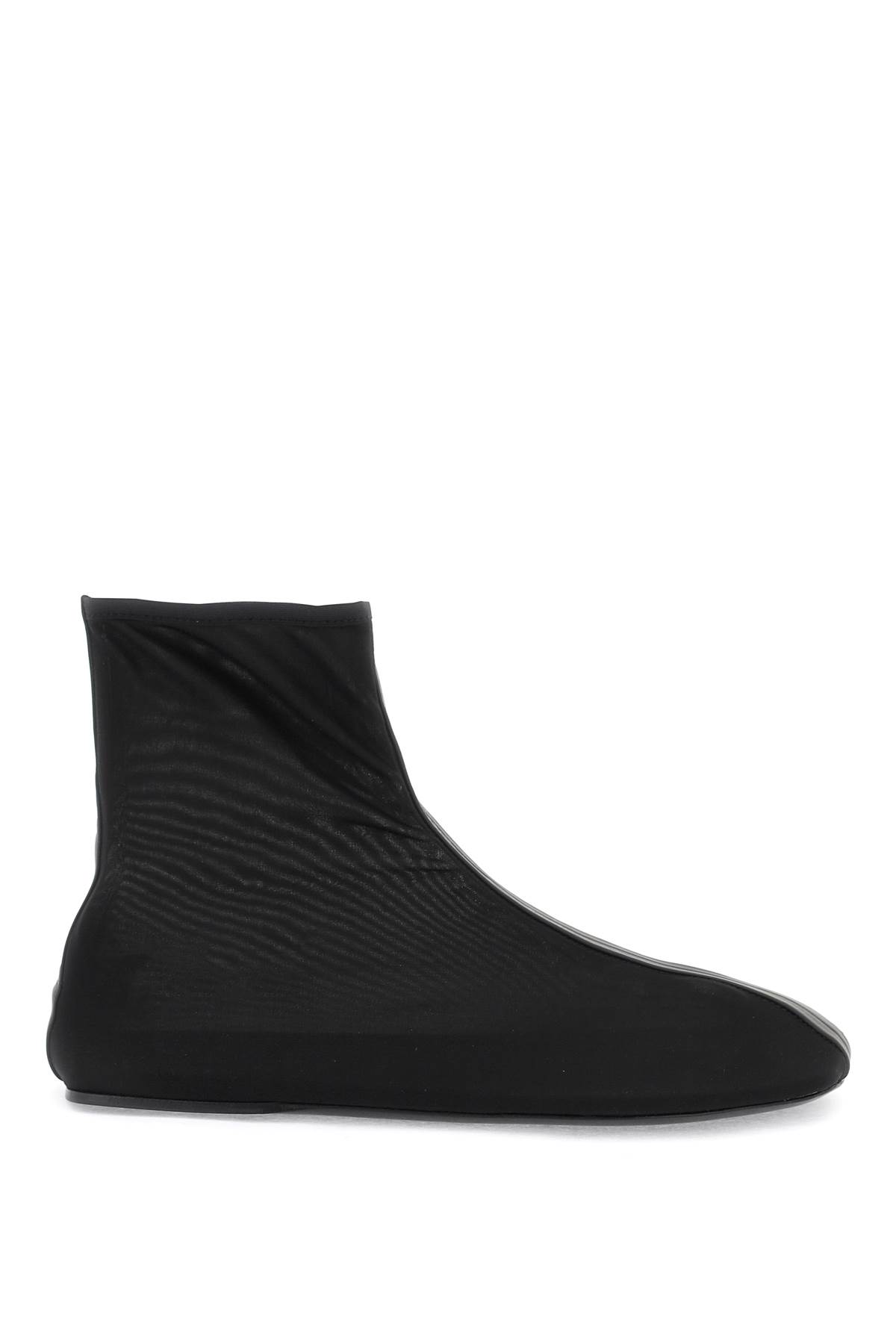 Shop Christopher Esber Benson Technical Jersey Ankle Boots In Black (black)