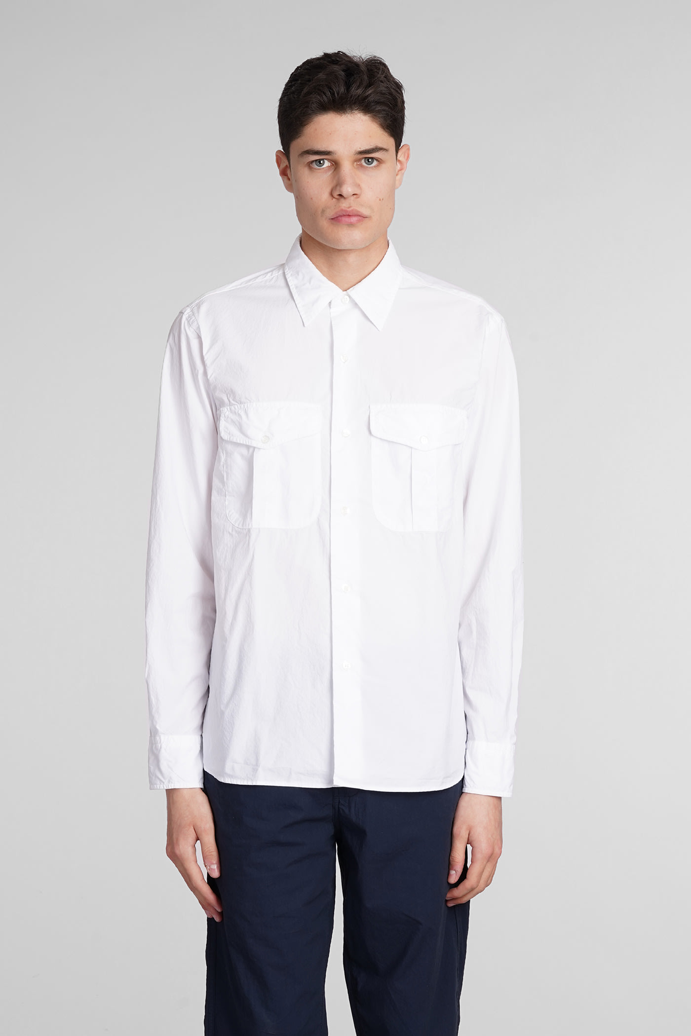 Camicia Glenn Shirt In White Cotton