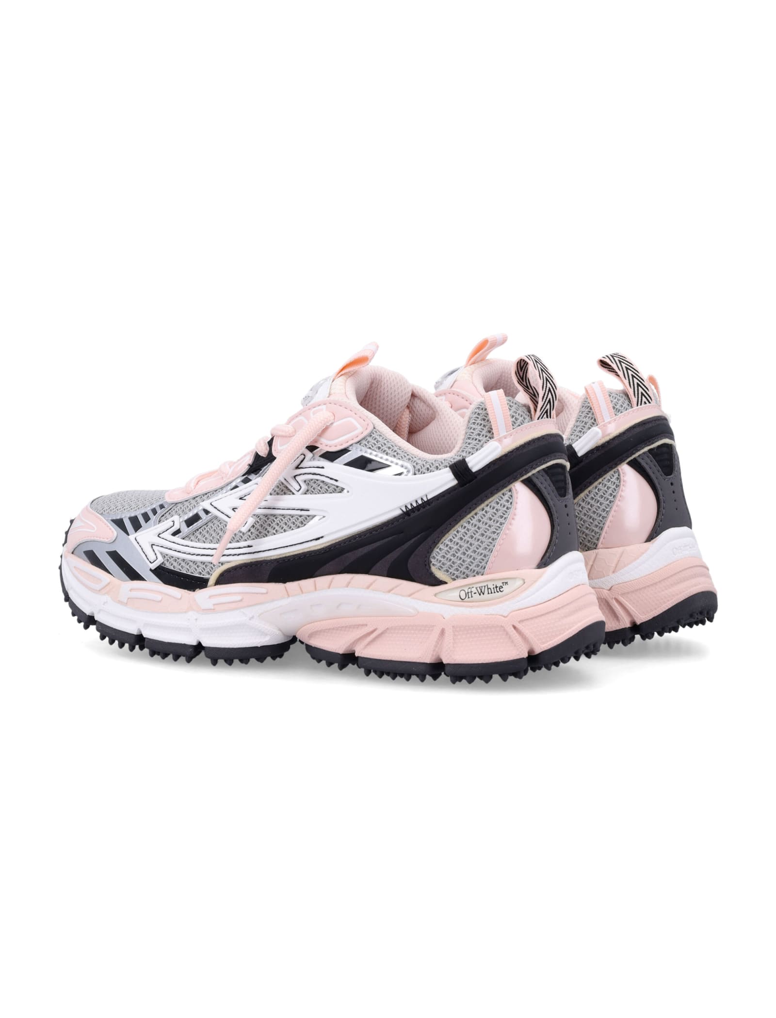 Shop Off-white Be Right Back Woman Sneakers In Grey Nude