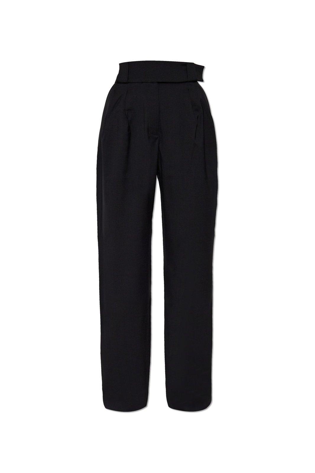 Shop Iro Allira Straight-leg Trousers In Black