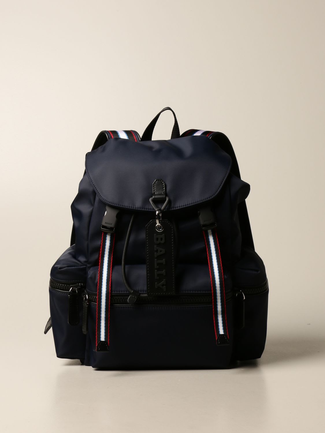 Bally Backpack Crew Bally Backpack In Nylon With Trainspotting Band