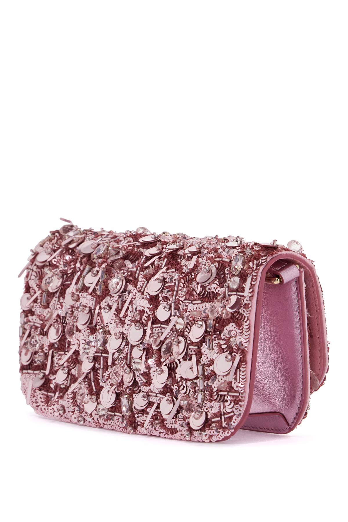 Dolce & Gabbana 3.5 Handbag With Sequins In Rosa/rosa (pink)