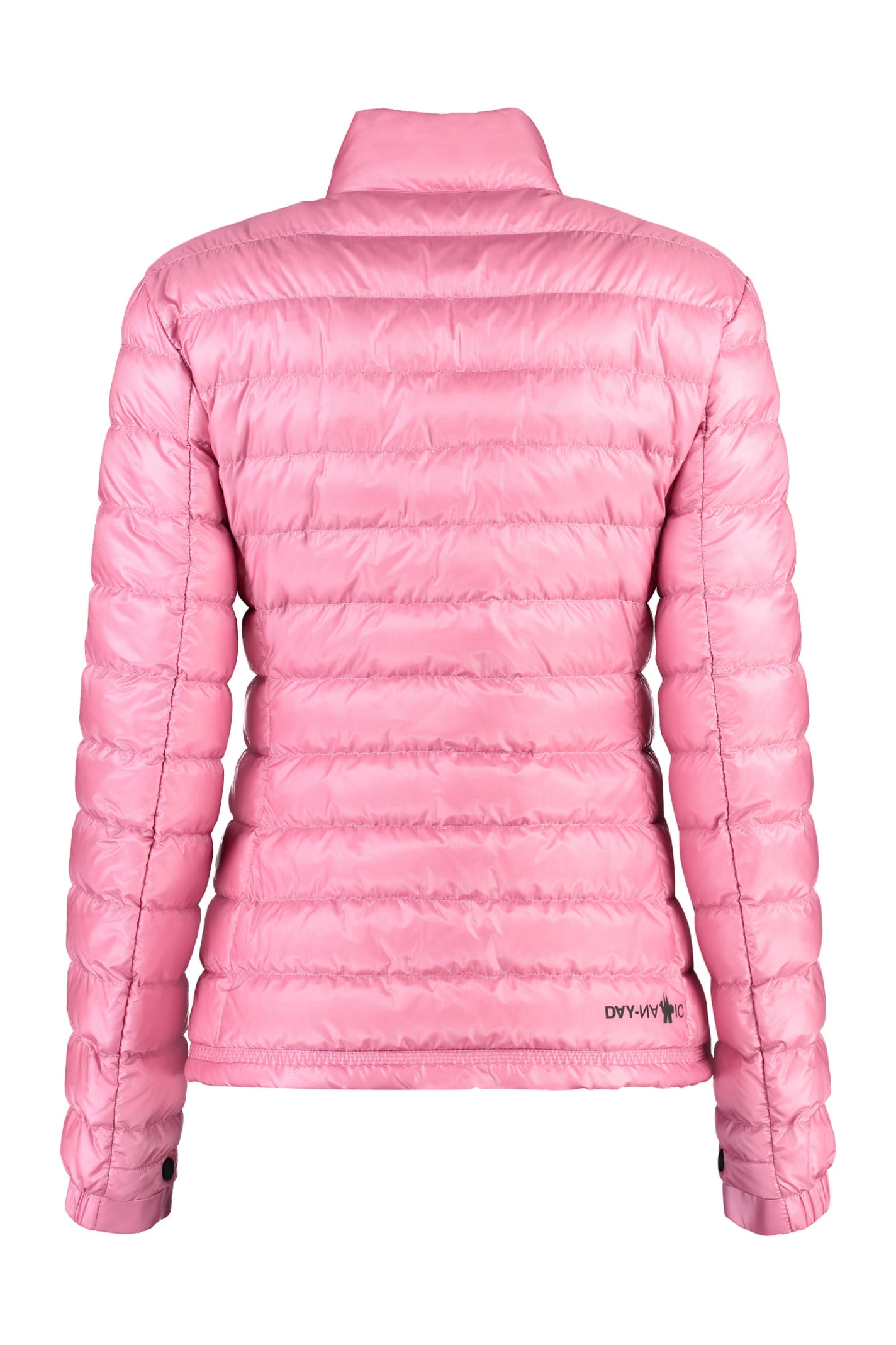 Shop Moncler Walibi Full Zip Down Jacket In Pink