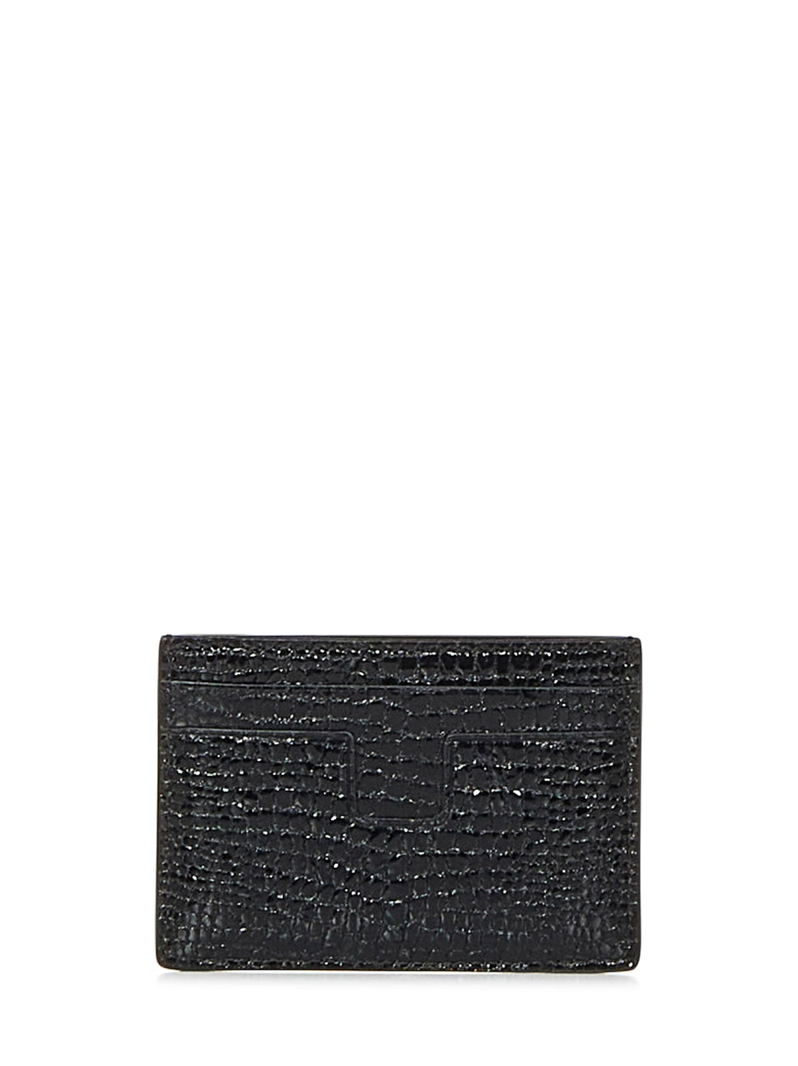 Shop Tom Ford Cardholder In Black