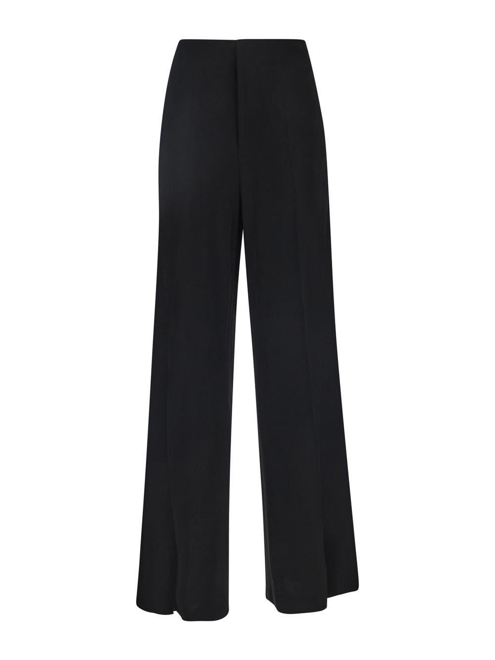 Shop Maison Margiela Wide-leg Trousers In Nero