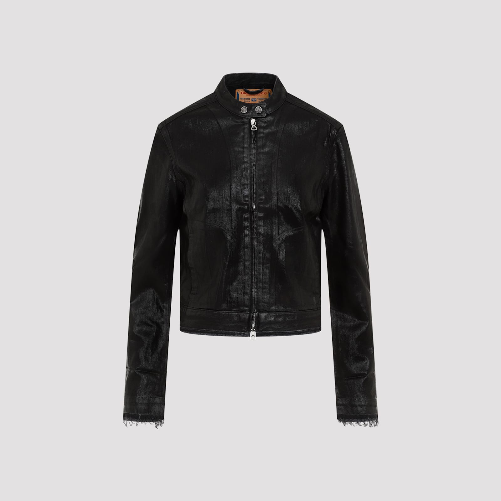 Shop Diesel De-mornin Jacket In Black Denim