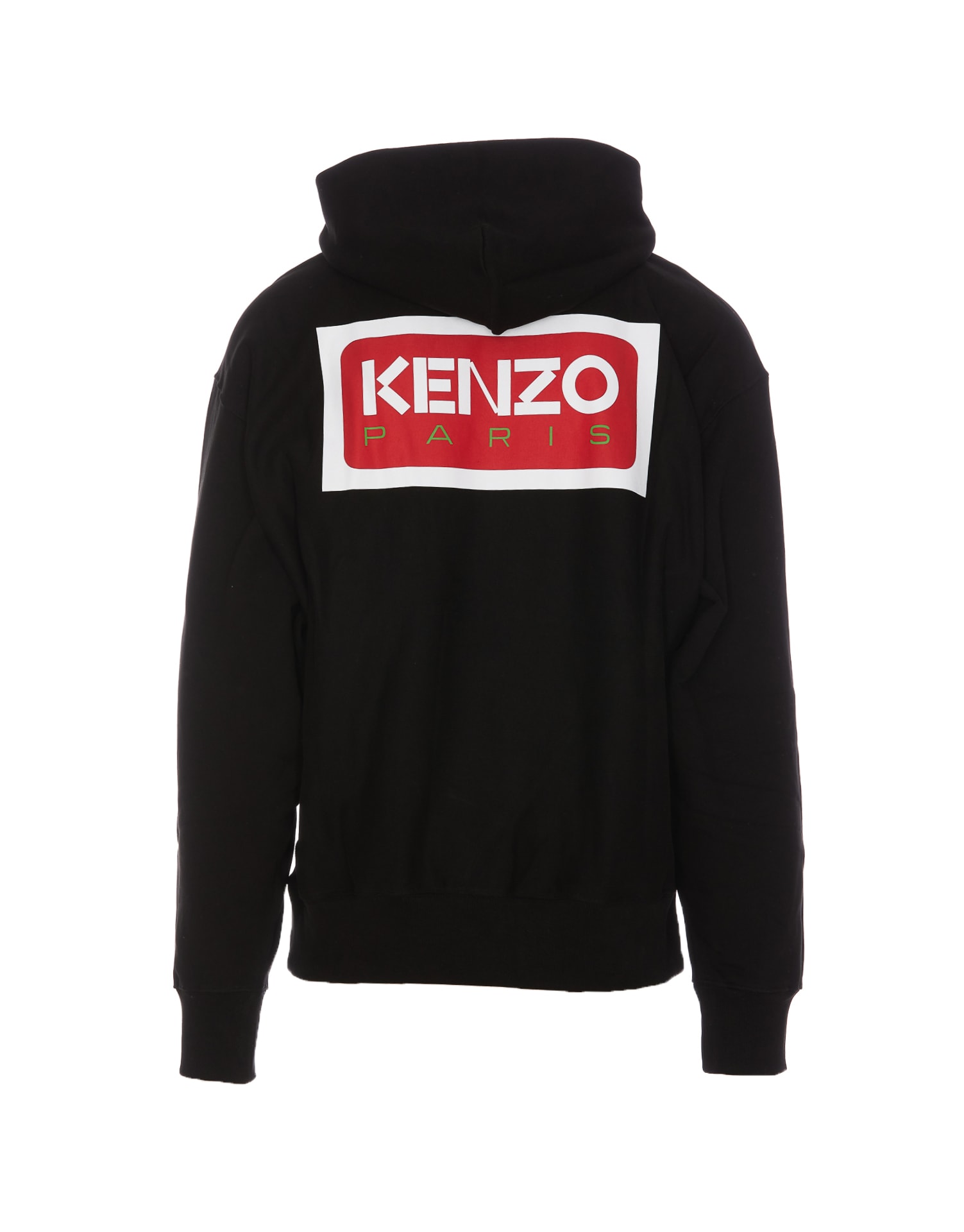 Shop Kenzo Paris Oversized Hoodie In Black