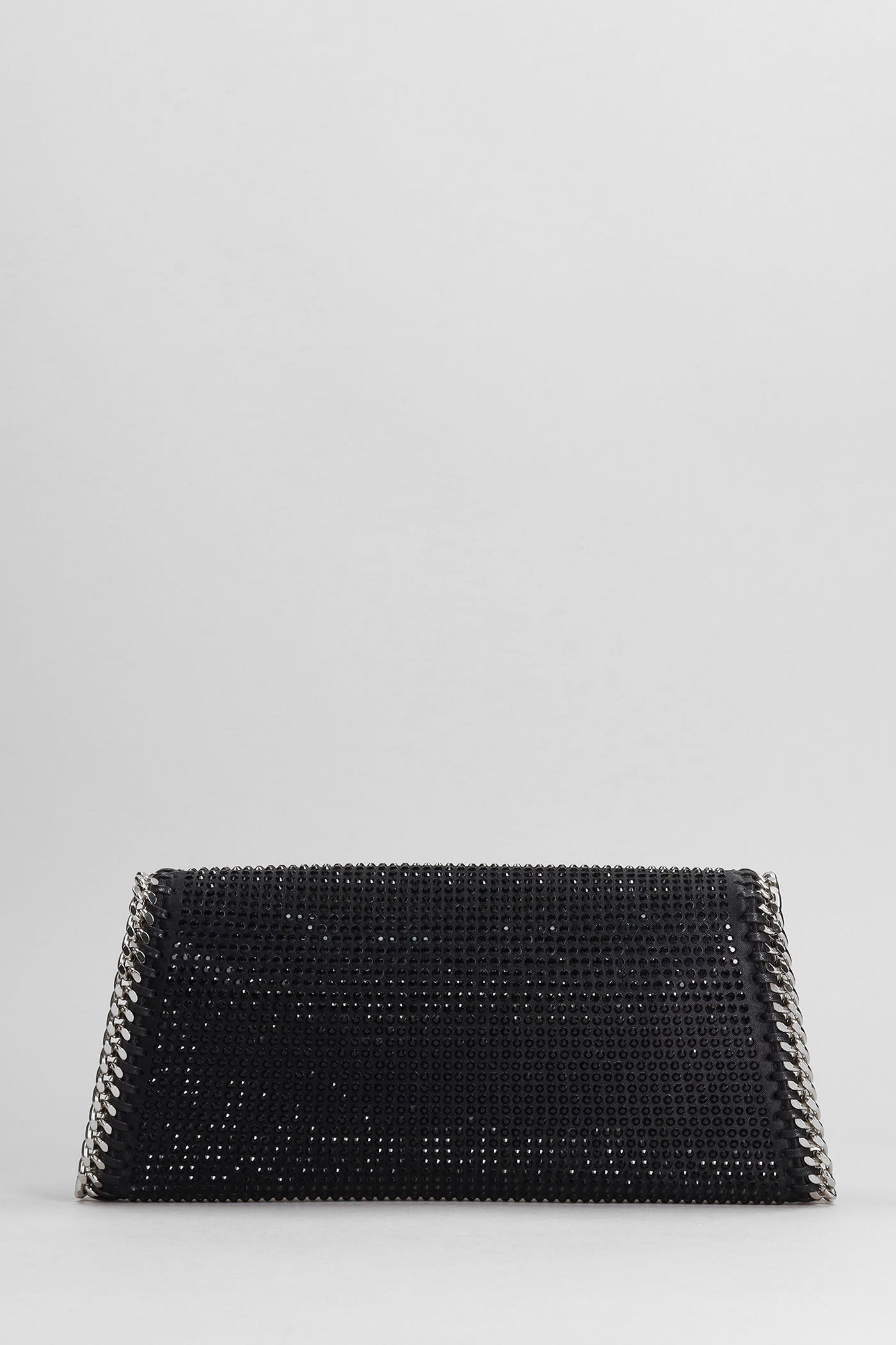 Shop Stella Mccartney Clutch In Black Polyester