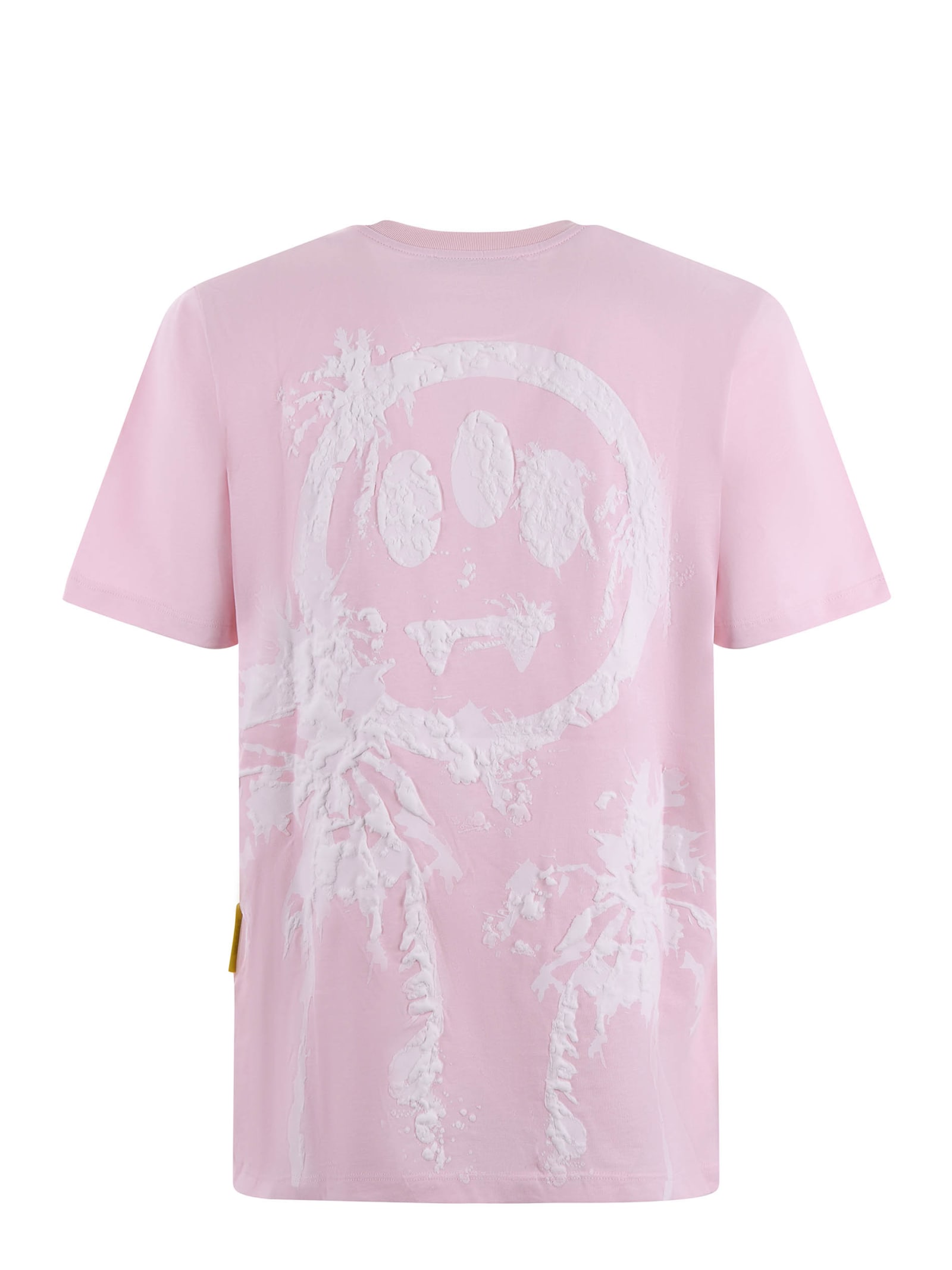 Shop Barrow Cotton T-shirt In Rosa