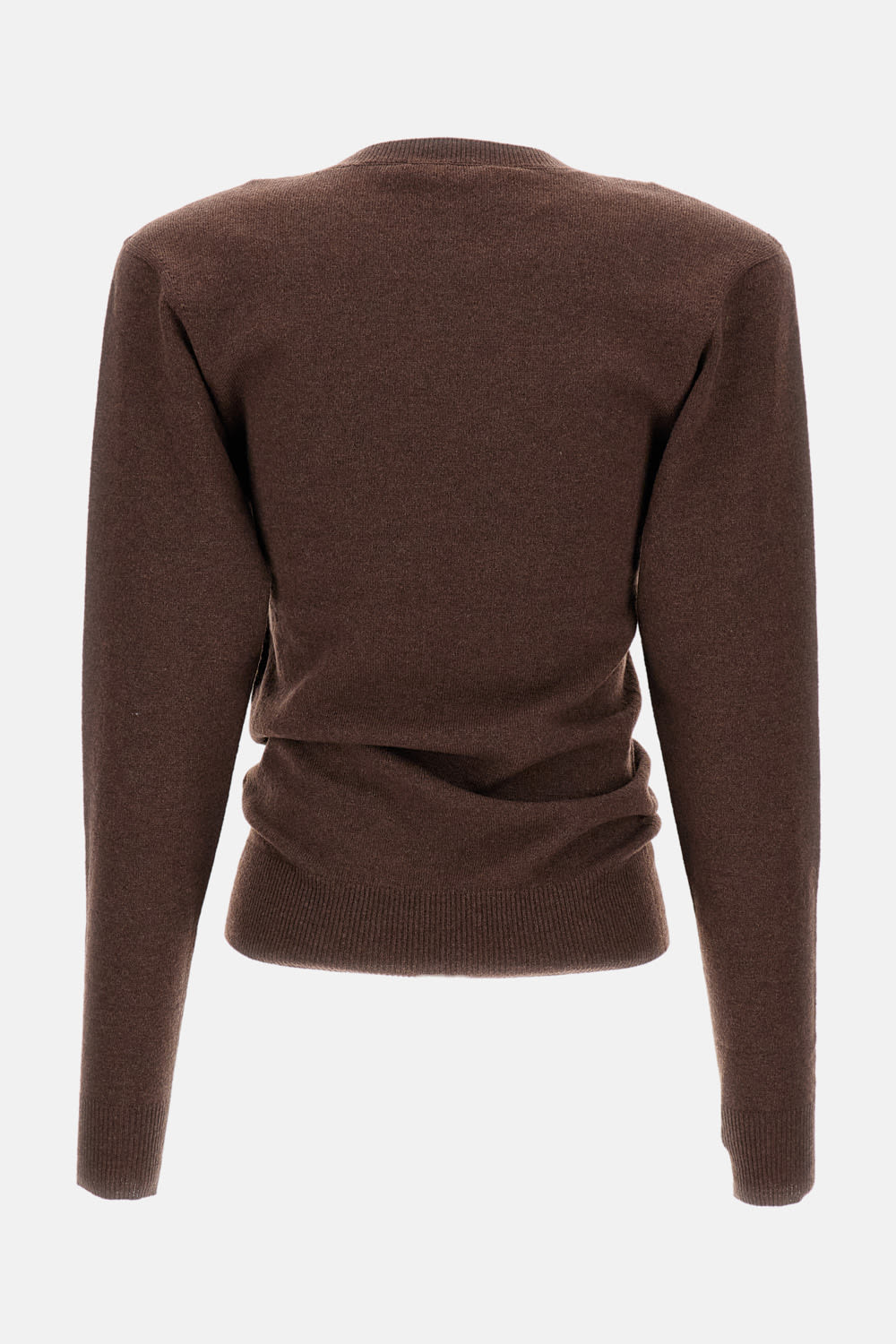 Stella Mccartney Cashmere And Wool Jumper In Brown