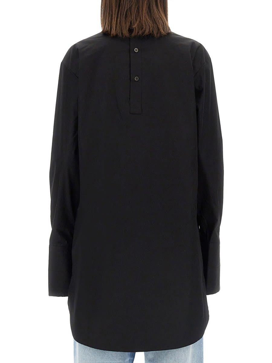 Shop Dries Van Noten Plaid Shirt In Black
