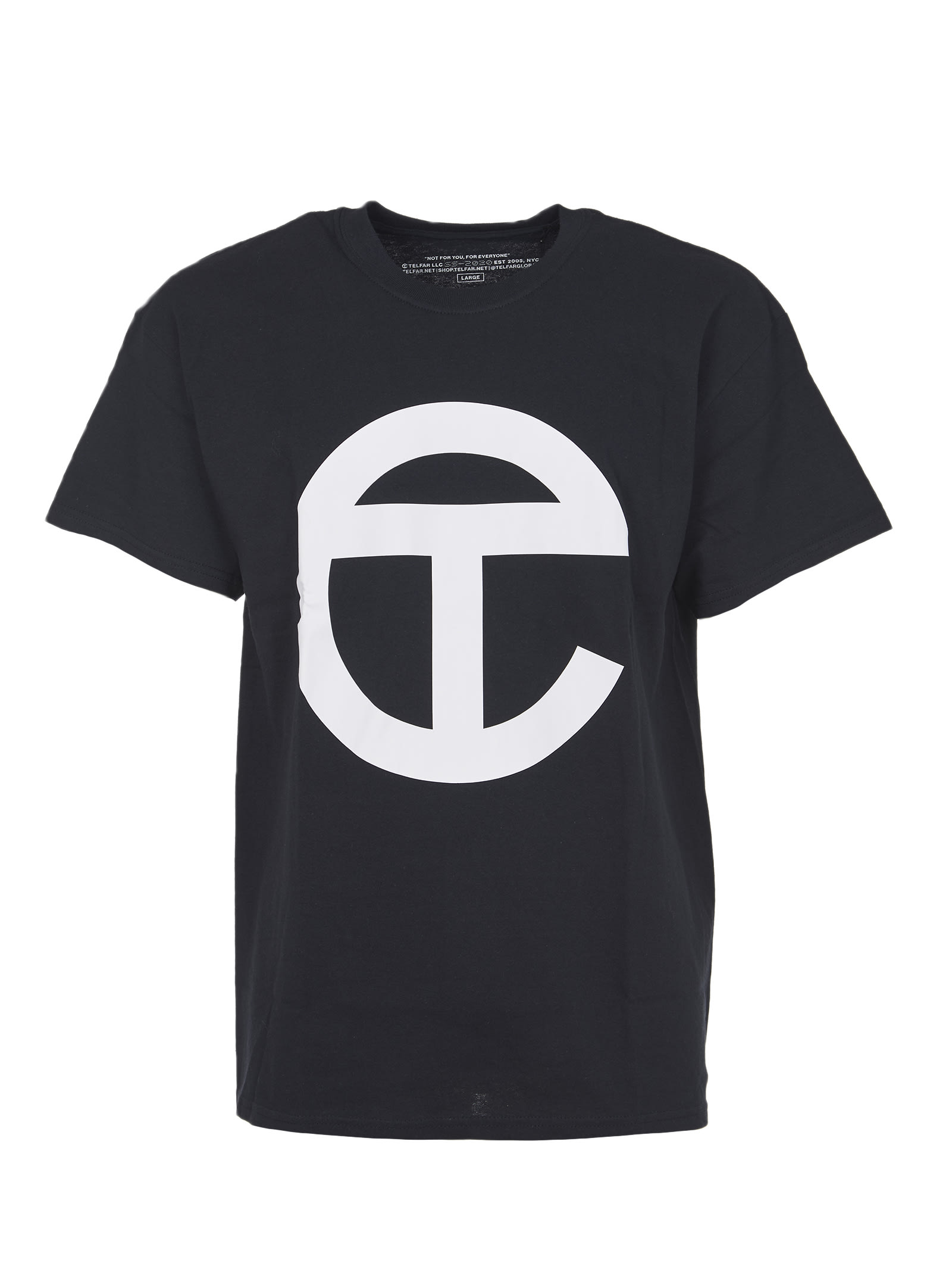 Telfar Black T-shirt With Logo