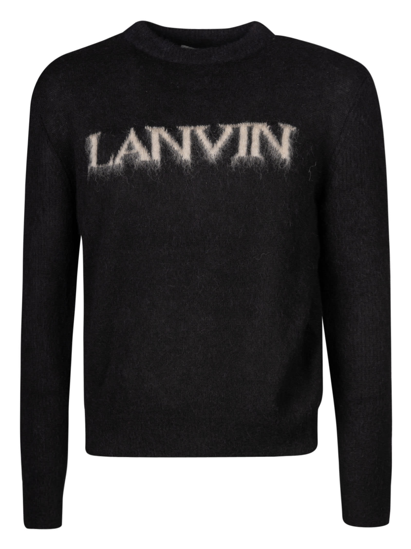 Lanvin High Neck Logo Sweater