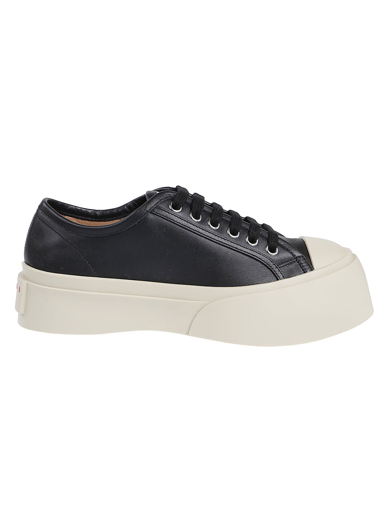 Shop Marni Pablo Lace Up Sneakers In Black
