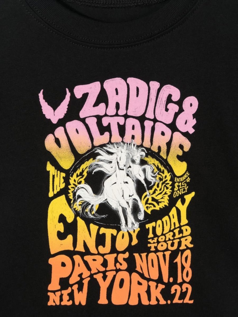 Shop Zadig &amp; Voltaire Short-sleeved T-shirt In Black