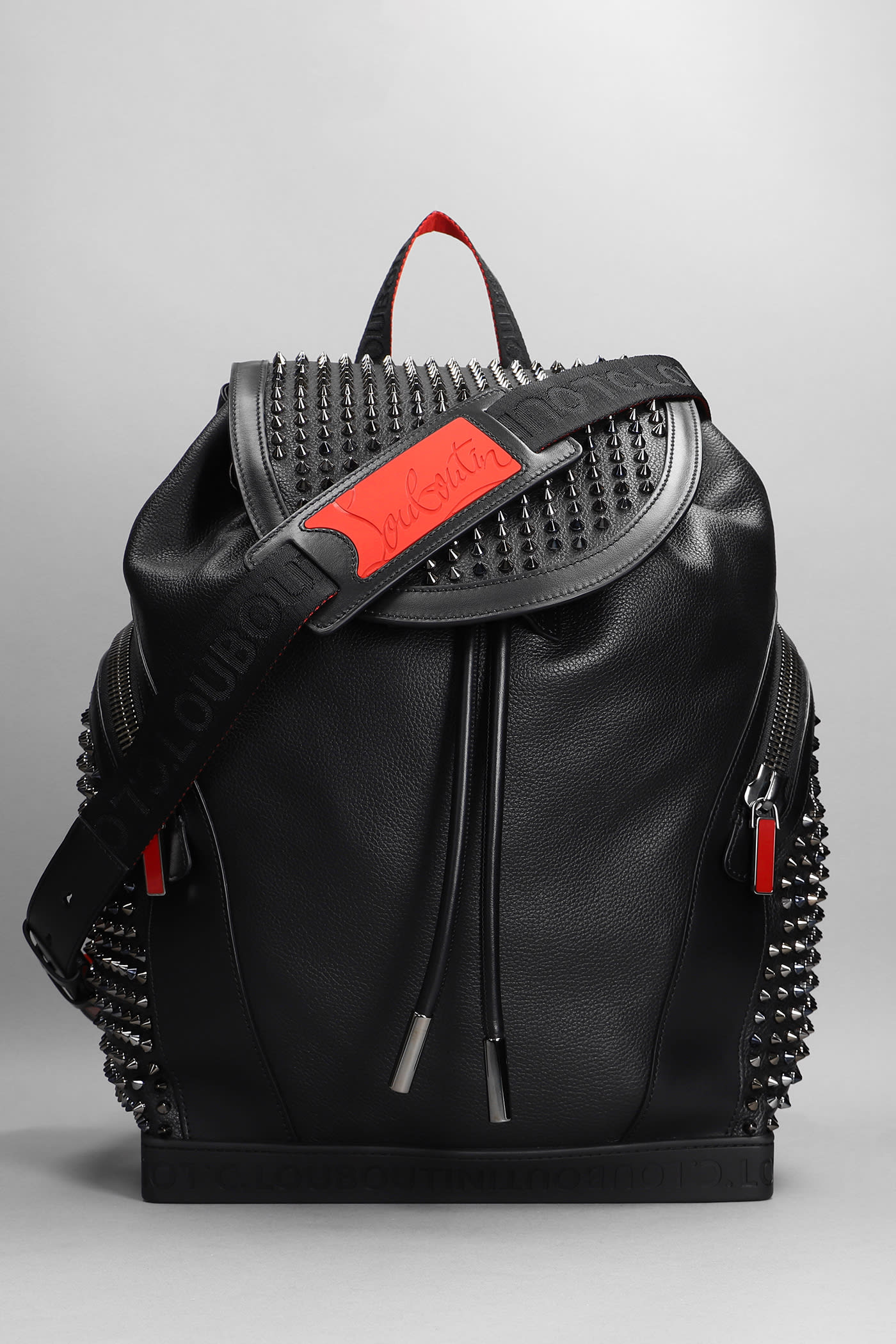 Christian Louboutin Backpack In Black Leather