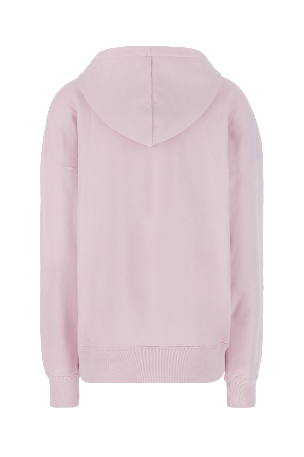 Shop Isabel Marant Pastel Pink Cotton Blend Oversize Sweatshirt In 40lk