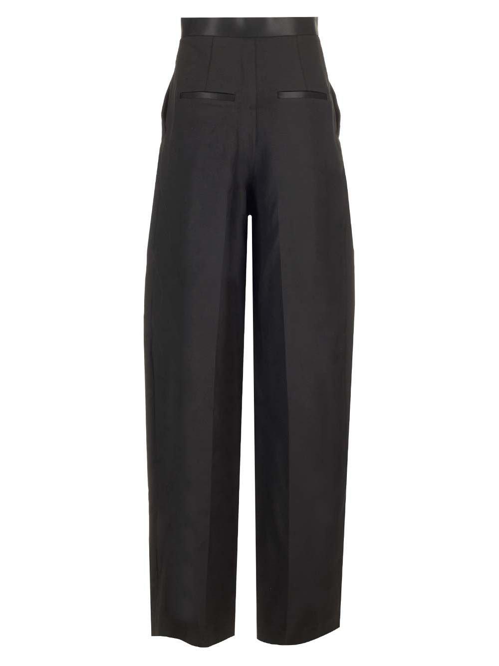 Shop Khaite Marnie Pants In Black