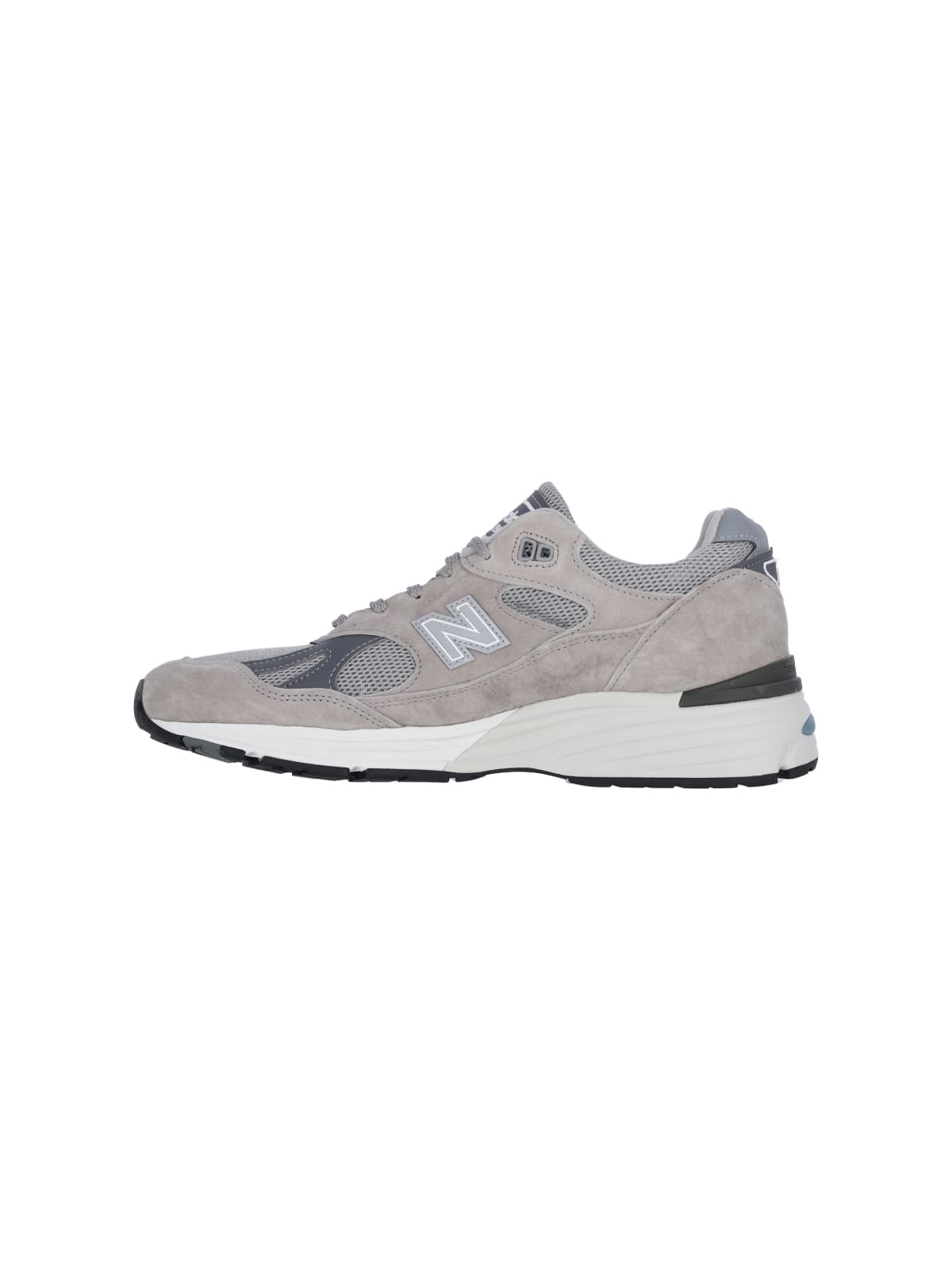 New Balance 991 V2 Mesh And Suede Low-top Sneakers