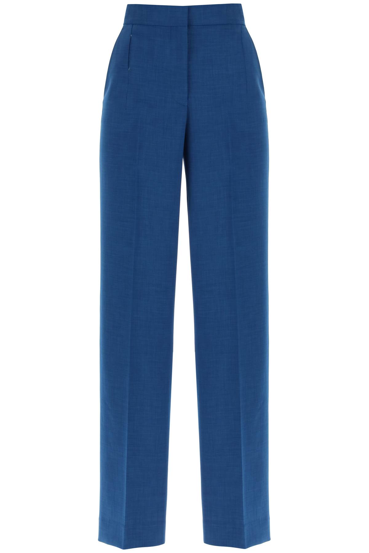 Shop Tory Burch Wide Leg Pants In Ink (blue)