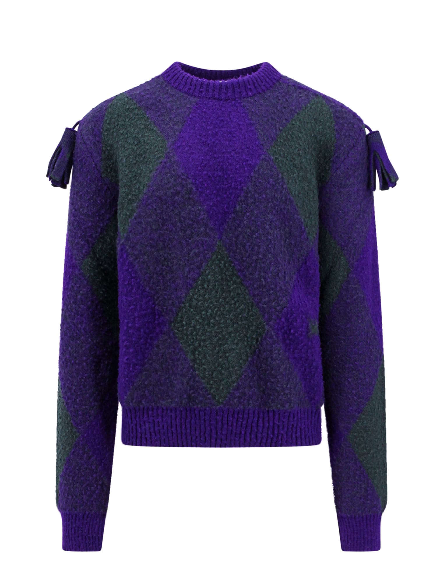 Shop Burberry Sweater In Royal