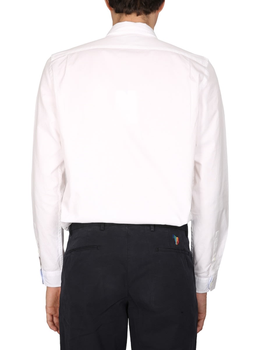 Shop Ps By Paul Smith Shirt With Logo In White