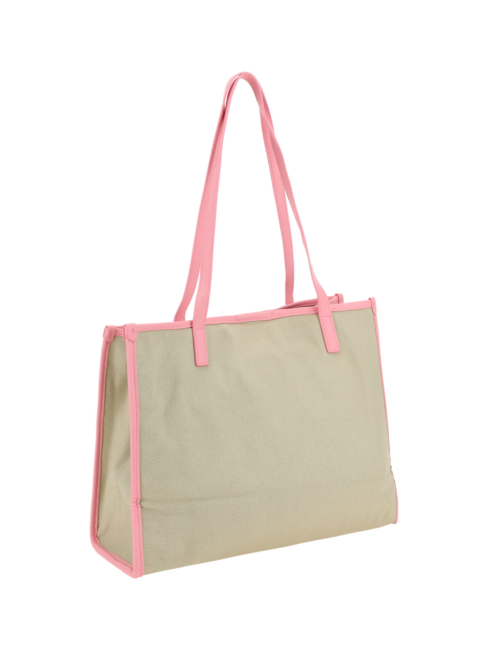 Shop Msgm Medium Shopping Shoulder Bag In Pink