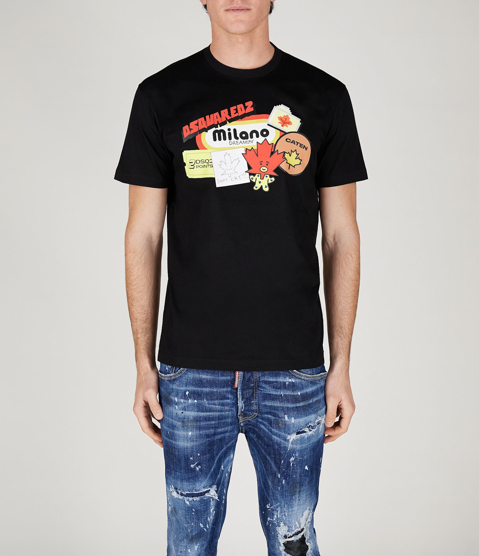 Shop Dsquared2 T-shirts In Black