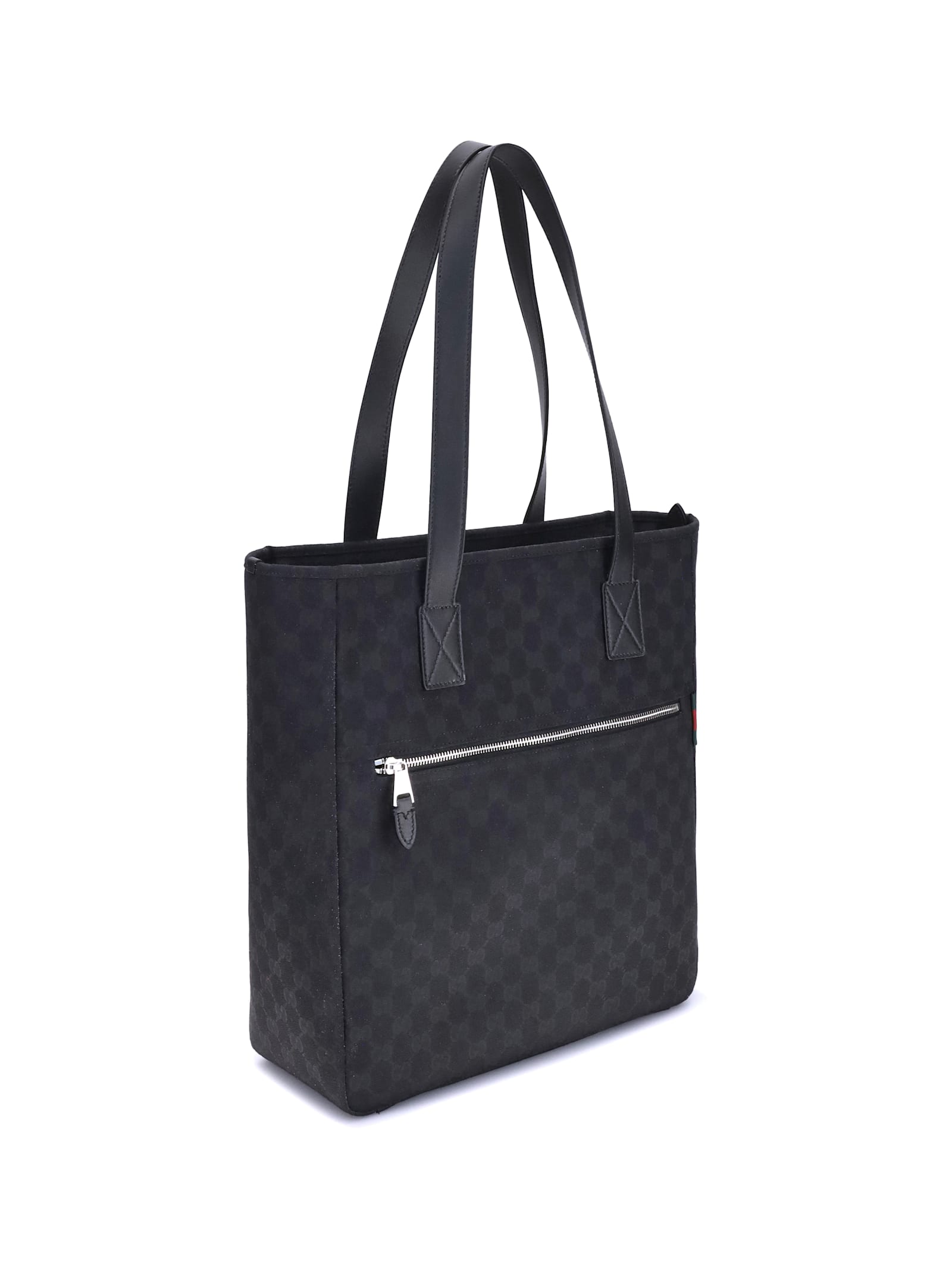 Gucci Gg Fabric Tote Bag In Black
