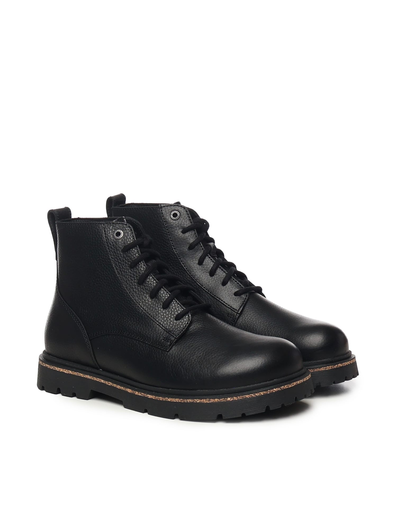 Birkenstock Highwood Lace Mid Ankle Boot In Black