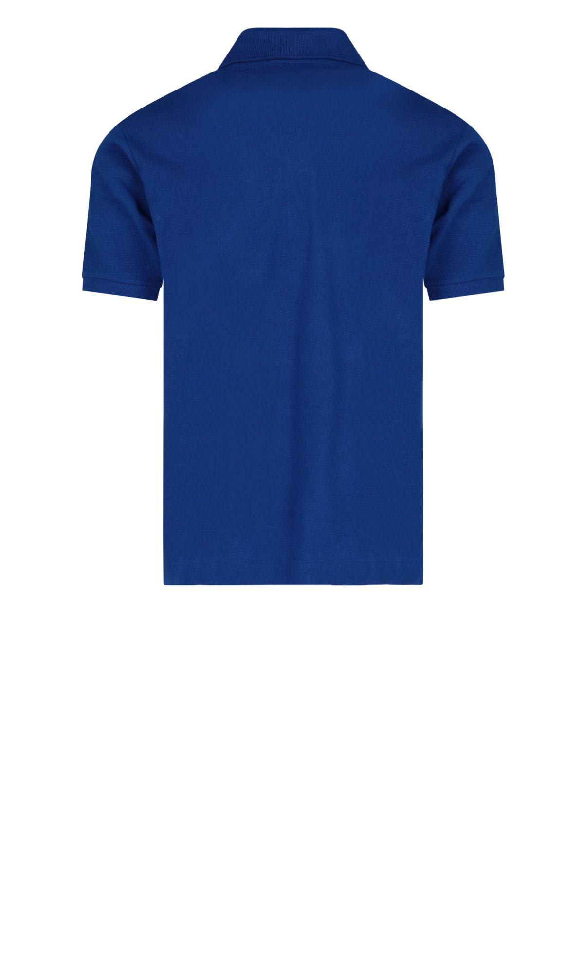 Shop Lacoste Classic Design Polo Shirt In Blue