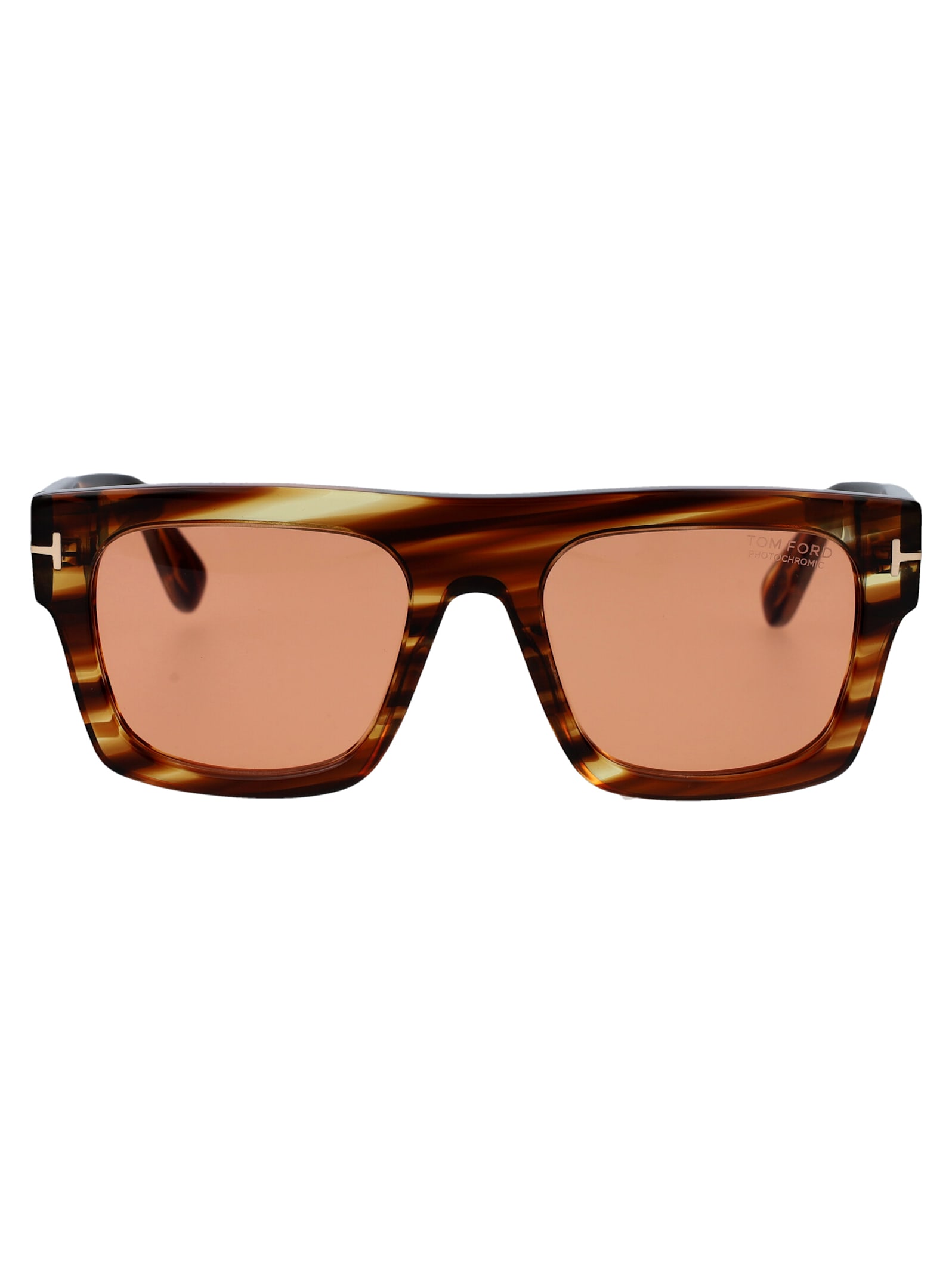 Shop Tom Ford Ft0711/s Sunglasses In Orange Havana