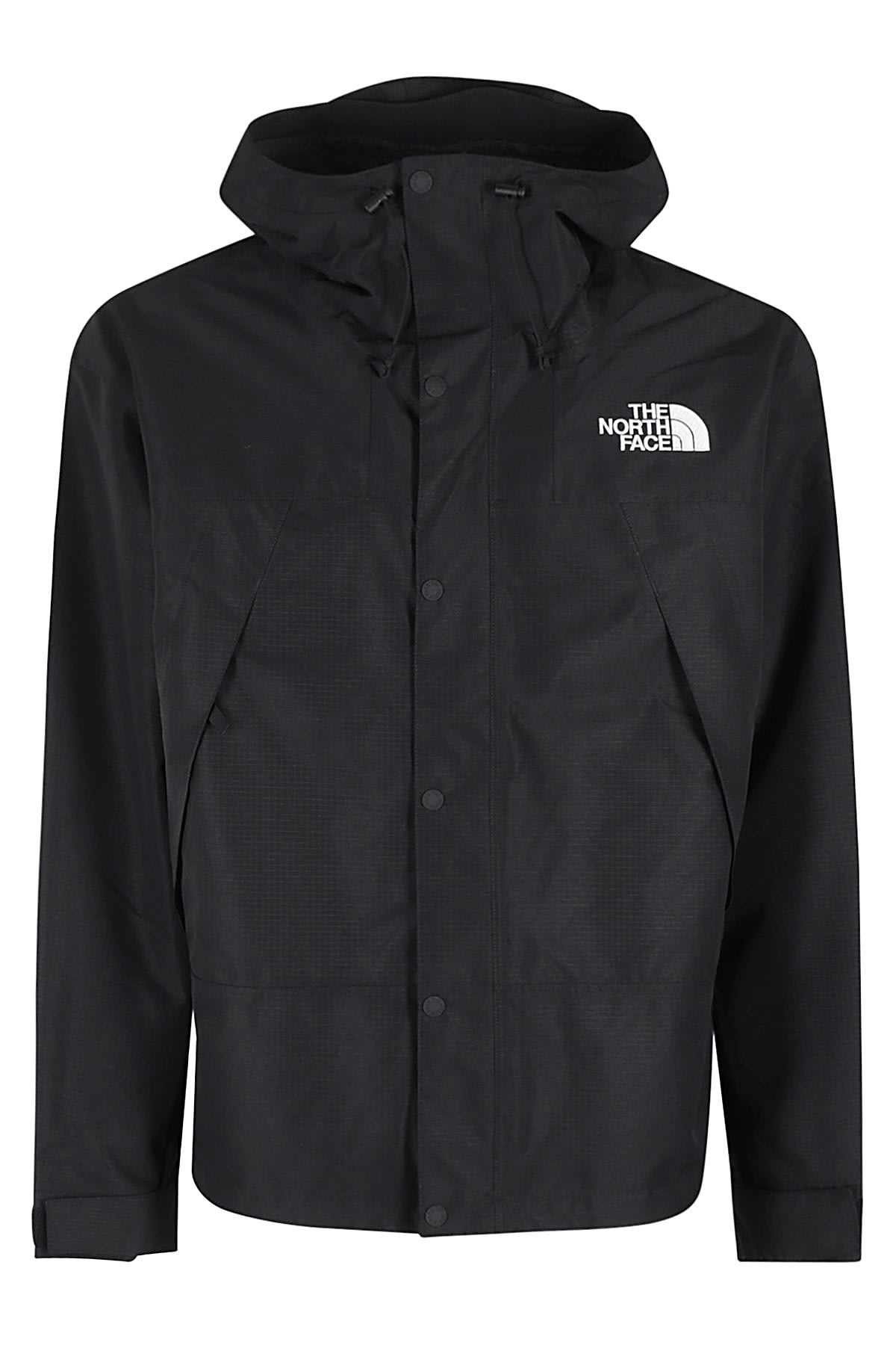 The North Face Dryvent Mono Black Jacket With Logo Printed On The Front In Tech Fabric Man In Tnf Black