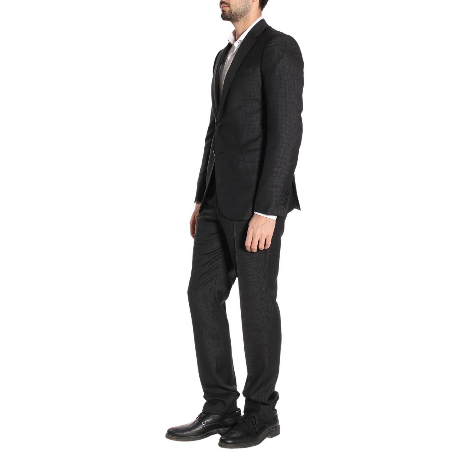 armani charcoal suit