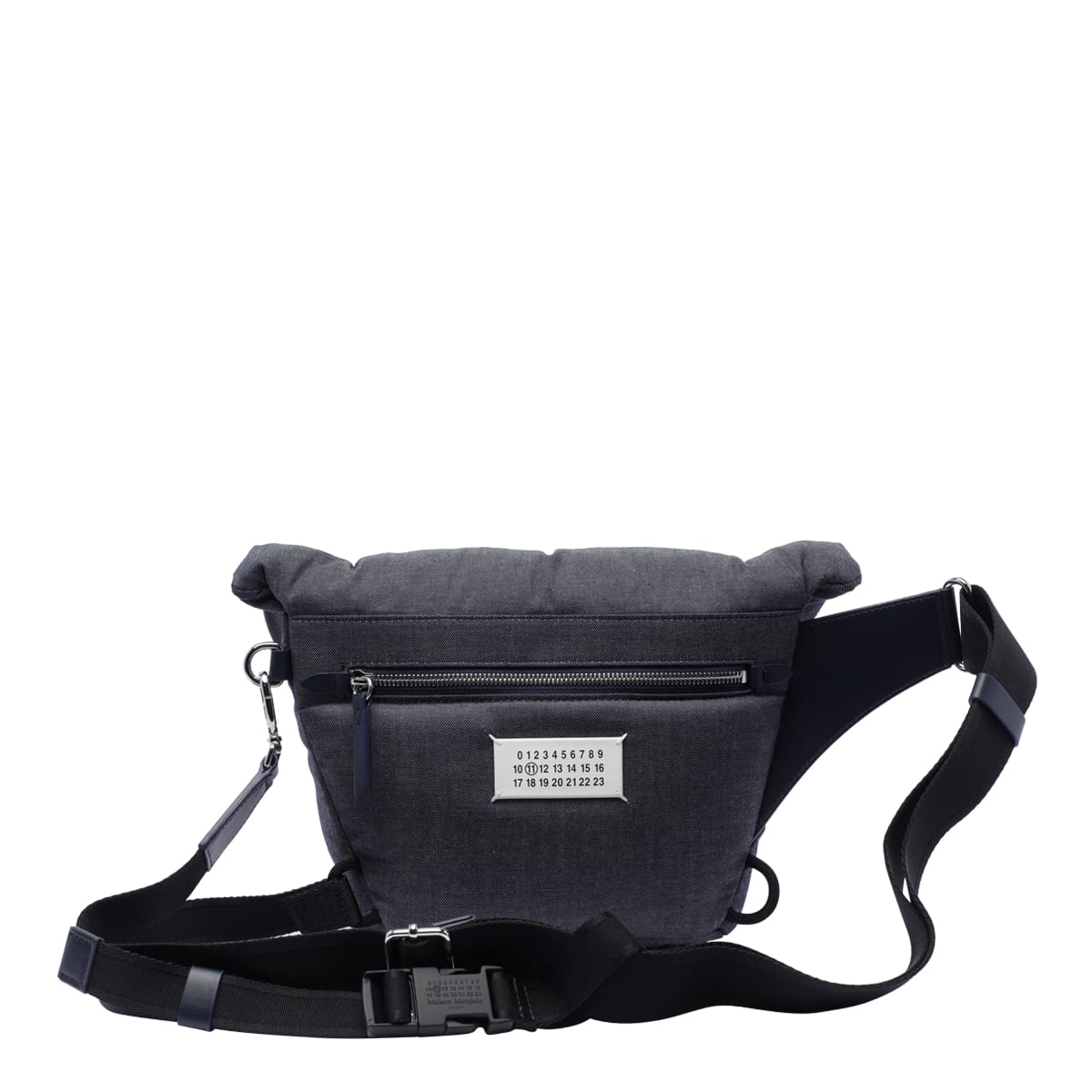 Shop Maison Margiela Glam Slam Cycle Messenger Bag In Blue