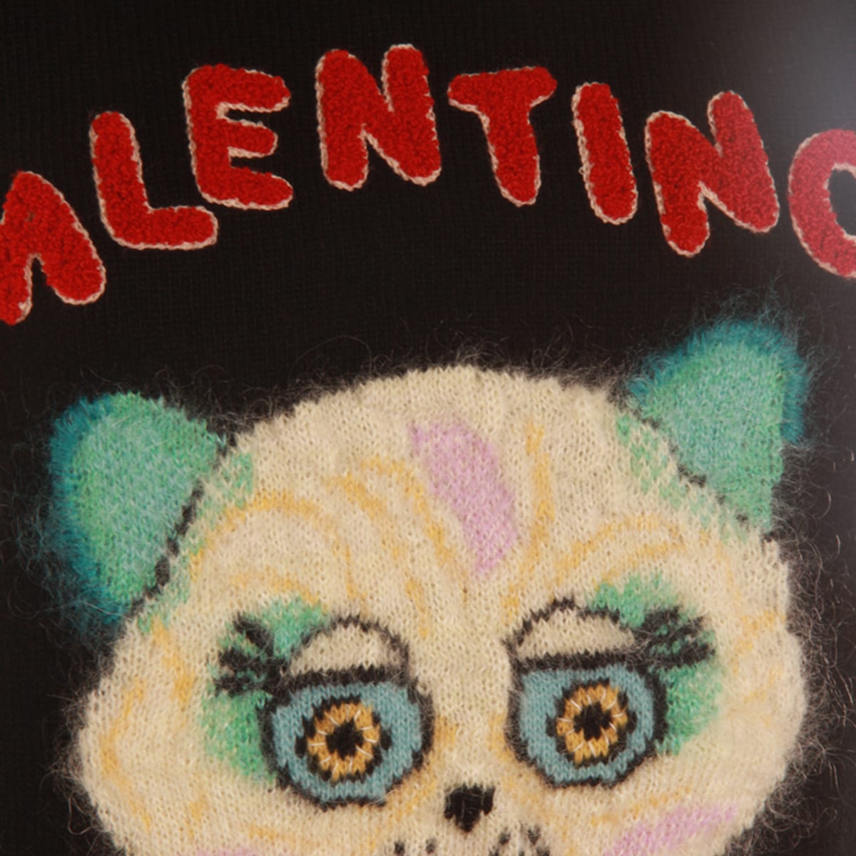 Valentino Garavani Le Chat De La Maison Wool Vest In Multi