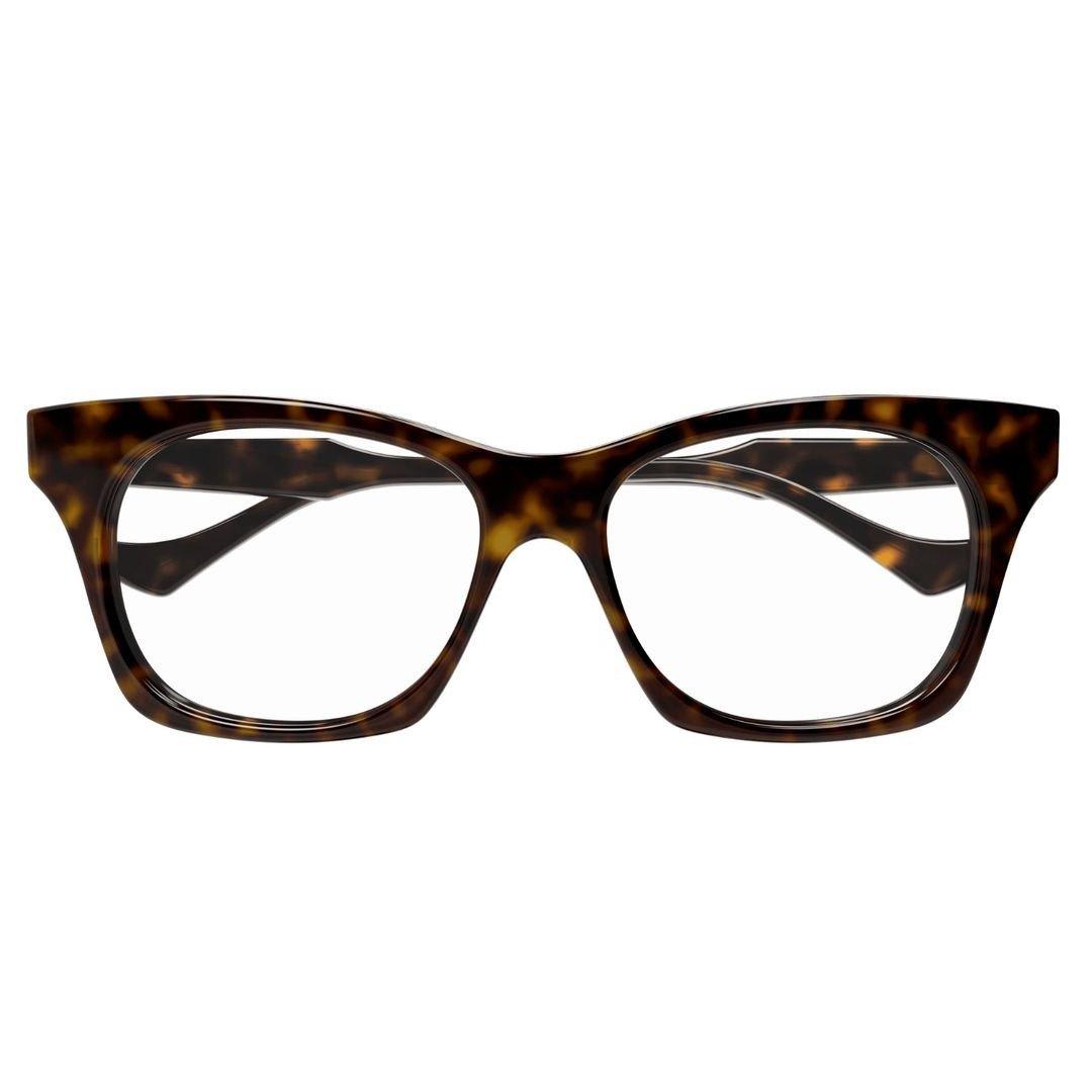 Shop Gucci Cat Eye Frame Glasses Glasses In 002 Havana Havana Transparent