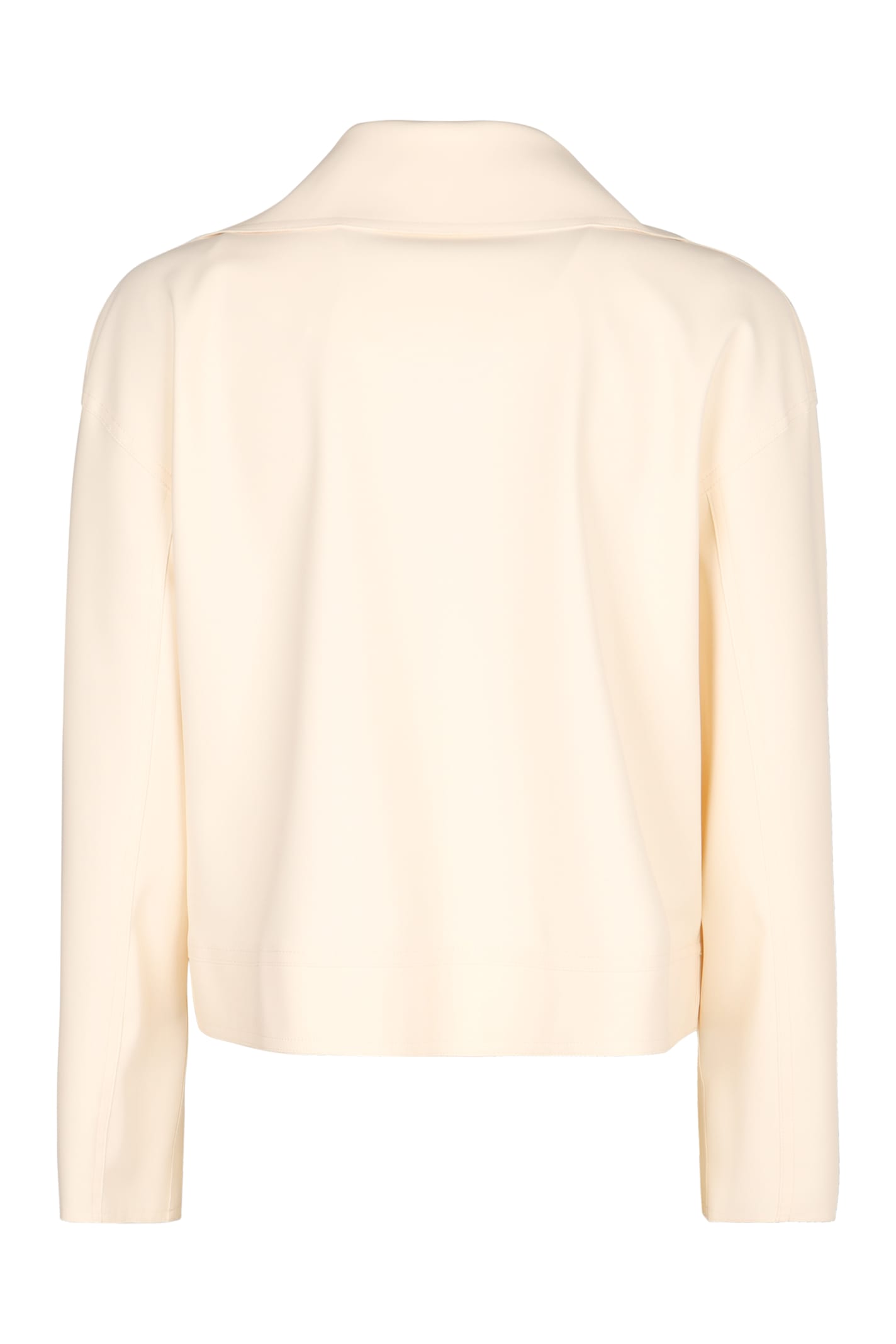 Herno Biker Jacket In Panna