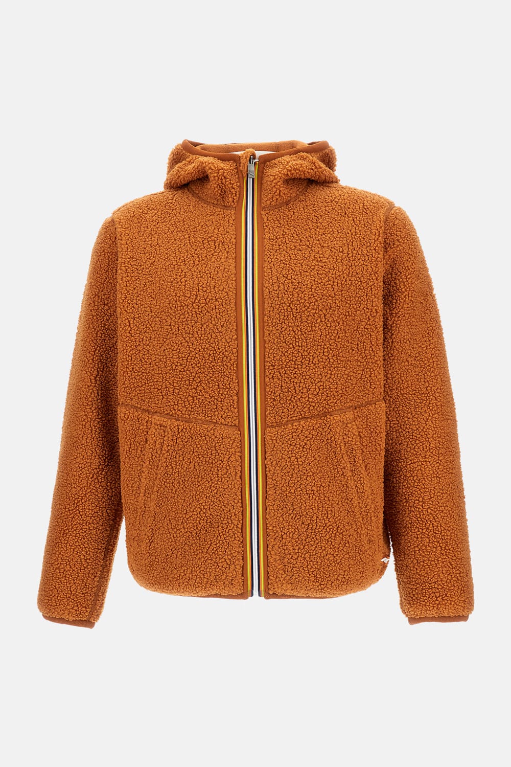 K-way Jack Sherpa Polar Double Jacket In Orange