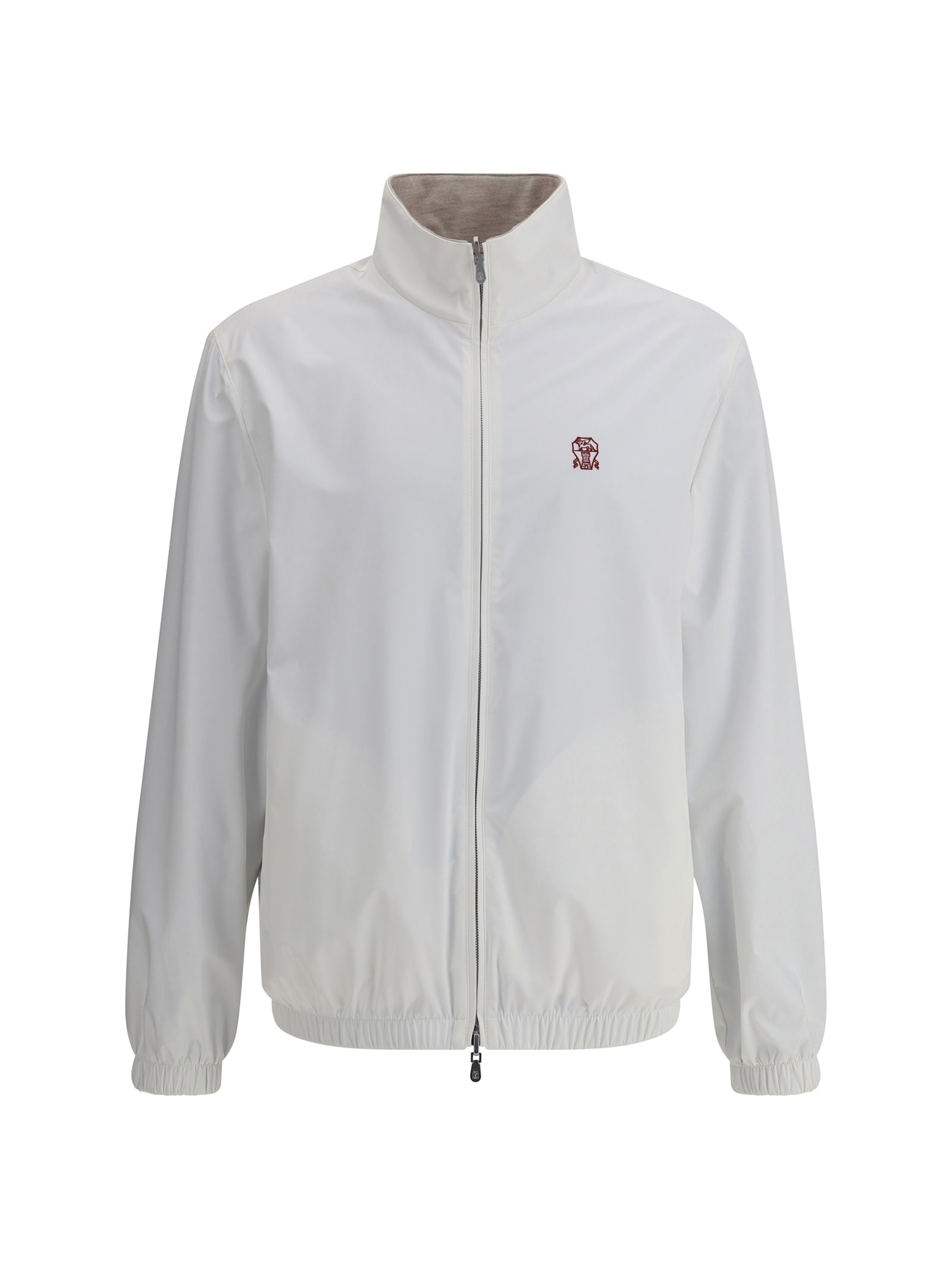 Brunello Cucinelli Reversible Waterproof Jacket In White