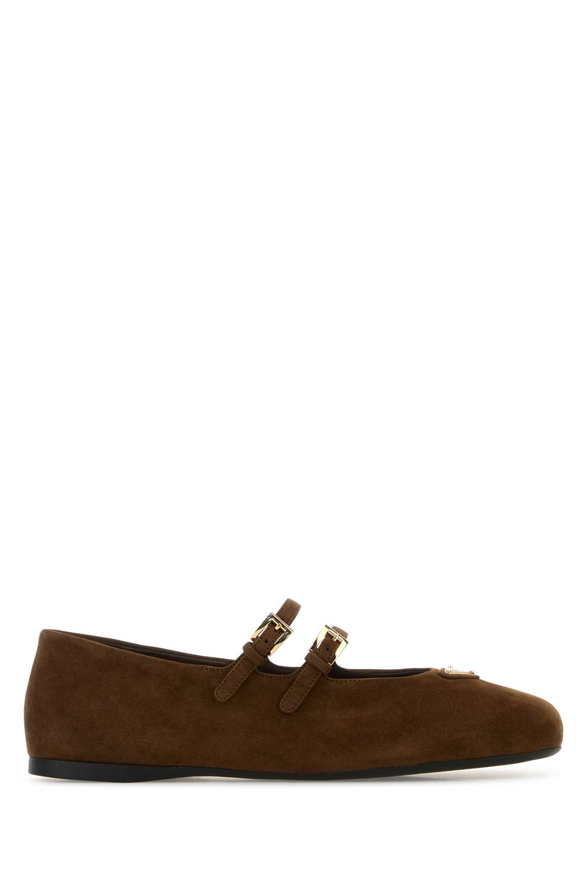 Brown Suede Ballerinas