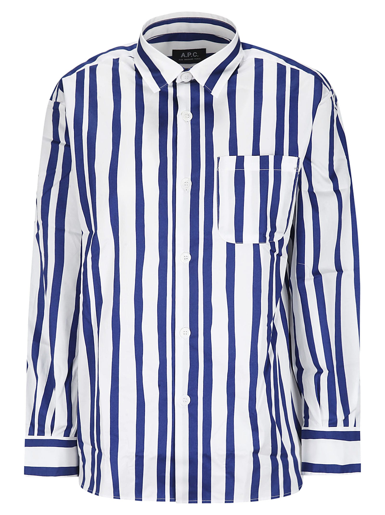 Apc Stripe Print Shirt In Iah