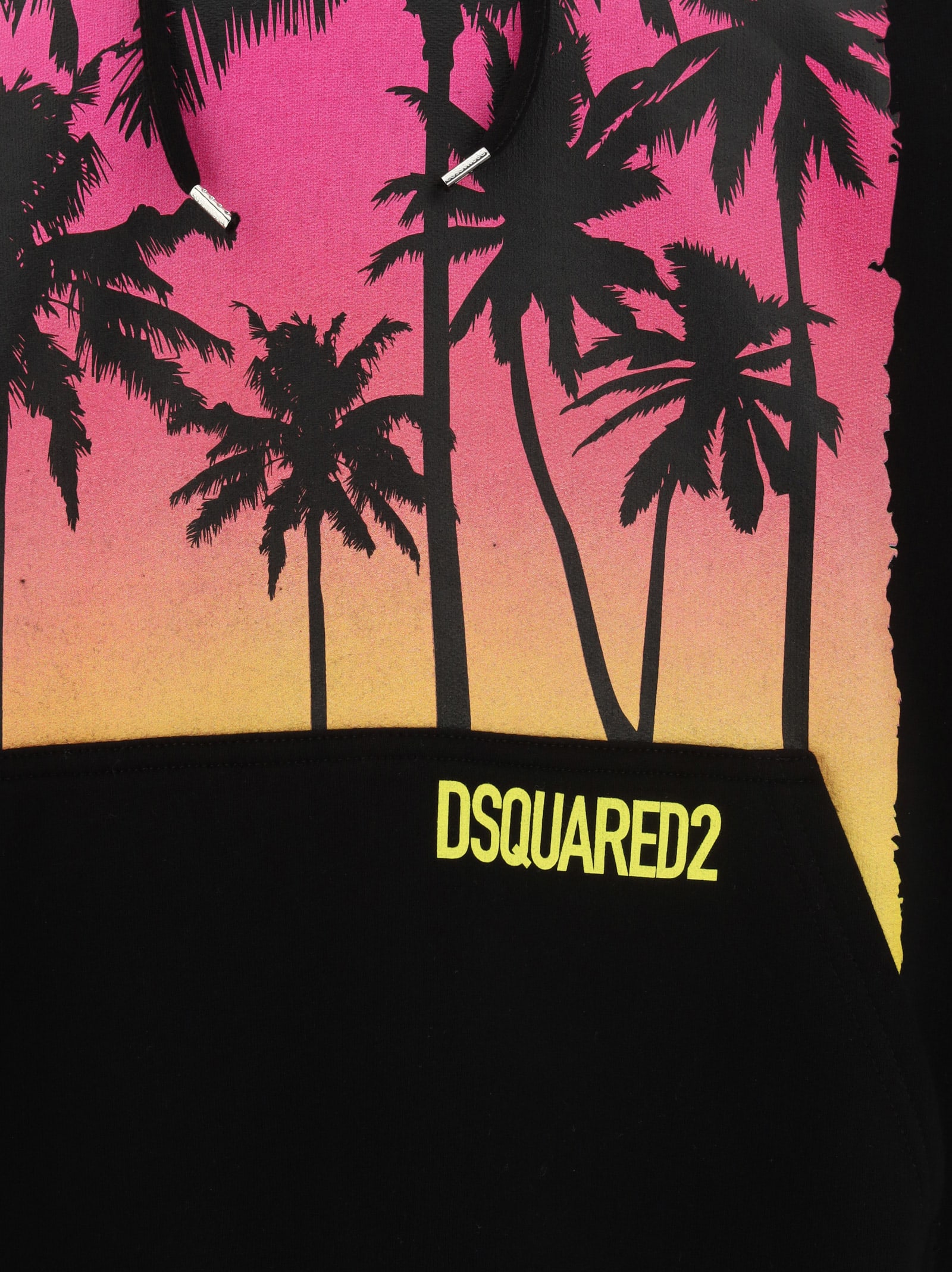 Shop Dsquared2 Sunrise Print Sweatshirt In Black