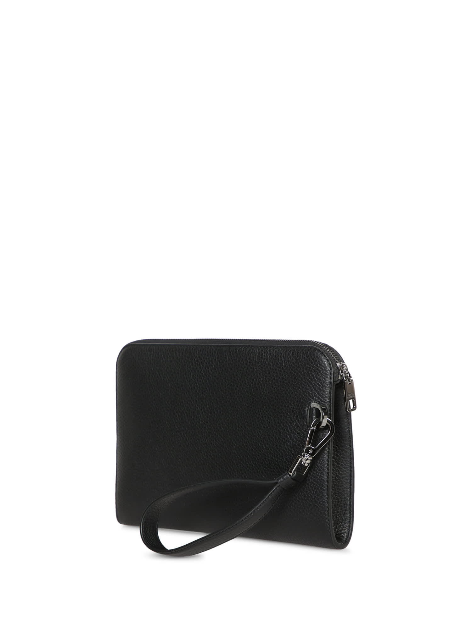 Shop Dolce & Gabbana Â Dg Embossedâ Black Pouch